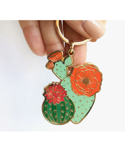 Blooming Plant Key Chain Gift Item