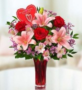 Sweet Heart Bouquet Pillow Heart Included