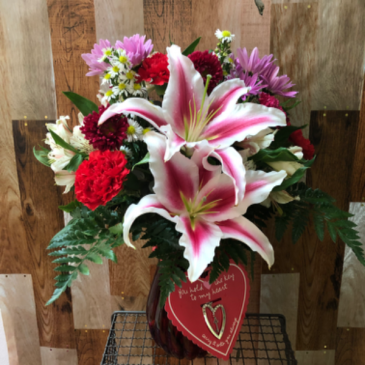 Key to my heart Vase