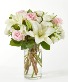 Kind-hearted  Pink And White Arrangement 