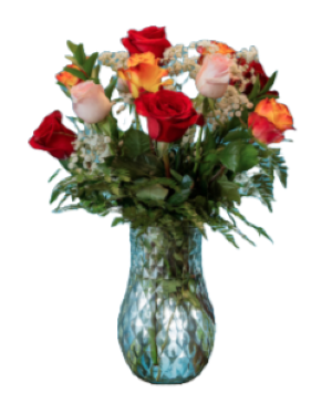 Kingston City Blooming Vase Arrangement
