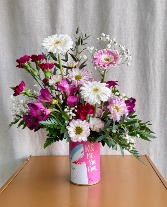 KISS ME YOU FOOL! VALENTINES DAY FLOWER ARRANGEMENT