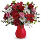 Kissed With Crimson Bouquet 