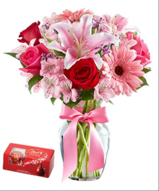 Kisses and Hugs bouquet / standard size only Floral arrangement
