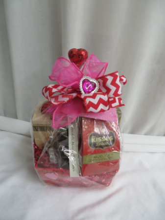 Kisses Basket Basket of Assorted Snacks and Goodies