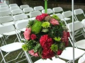 Kissing Ball Wedding Flowers
