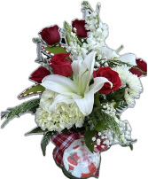 Kissing Santa Claus Powell Florist Exclusive