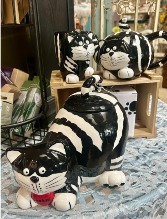 Kitty Cat Set Cokie Jar, Tea Pot and Mug Gift Set