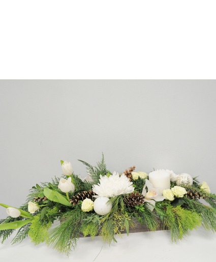 KLC2409 Rustic Winter Charm Centerpiece 