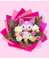kuromi Flower Bouquet  Roses 