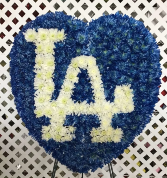 L.A. Dodgers Custom Funeral Arrangement