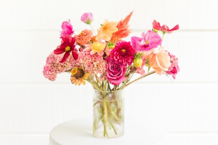 blushing meadow bouquet 