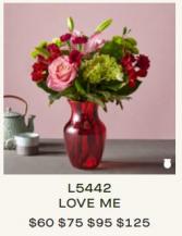 L5442 Love Me FTD Vase Arrangement