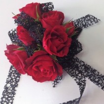 Lady in Red Wrist Corsage