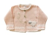 Lamb Cardigan-Pink 