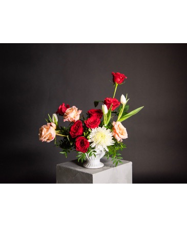L'amoureux Limited edition Valentine's arrangement in Calgary, AB | Al Fraches Flowers LTD