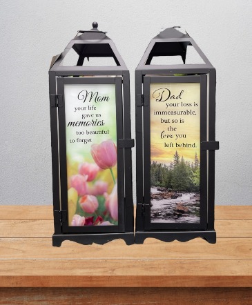 Lantern for Mom or Dad  in Yankton, SD | Pied Piper Flowers & Gifts