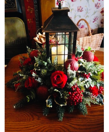 Lantern Holiday Arrangement  Fresh