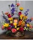 Lantern Memorial Basket Fresh Mix