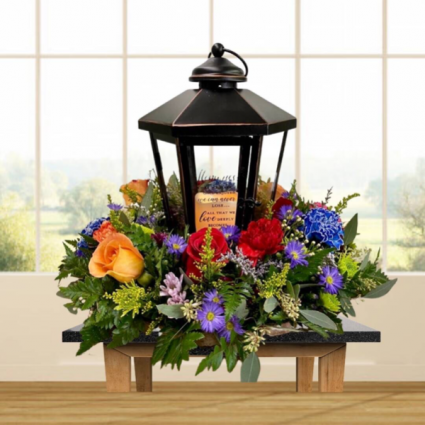 Lantern with Flowers