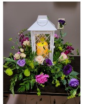 Lanterns Funeral keepsake
