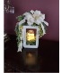 Lanterns Lanterns with greenery and ribbon