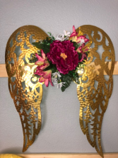 Large Angel Wings Wall Hanging/Cemetery Decor