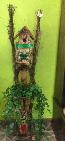 Large Bird House Planter