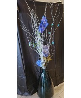 Large Blue & White Arrangement Large Blue & White Arrangement in glass vase