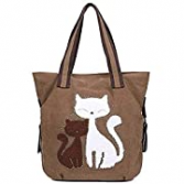 Canvas Cat Tore ~ brown 