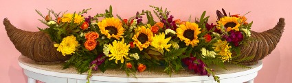 Large Centerpiece Cornucopia Centerpiece