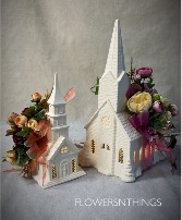 Ceramic Church Keepsake Inspirational