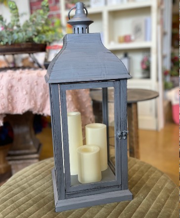 Large Flameless Led Lantern Lantern in Delphos, OH | Ivy Hutch Flowers and Gifts