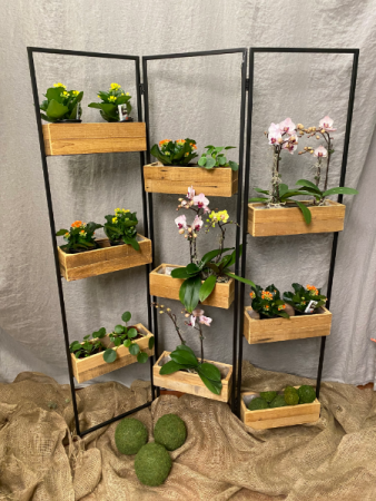 Large folding  plant stand 