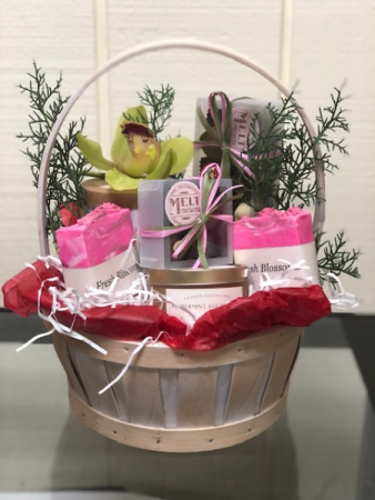Large Hand Made Local Gift Basket Gift Basket in Fairfield, CT | Blossoms at Dailey's Flower Shop