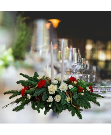 Large Holiday Table Centerpiece in Tillamook, OR | ANDERSON FLORIST