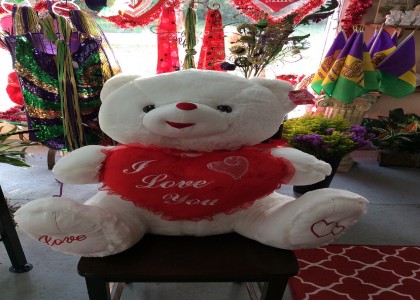 Large Love Bear Valentine Plush