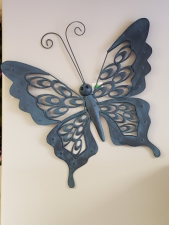 Large Metal Butterfly Giftware