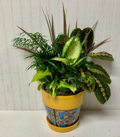 Large Mosaic Planter