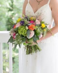 Colorful Wildflower Bridal Bqt in Bryson City, NC | Village Florist Colorful Wildflower Bridal Bqt in Bryson City, NC | Village Florist