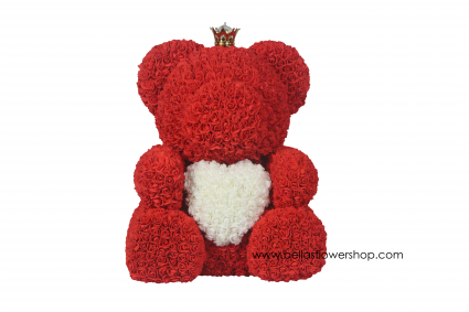 Large Red Rose Teddy Bear 