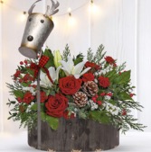Large reindeer arrangement  