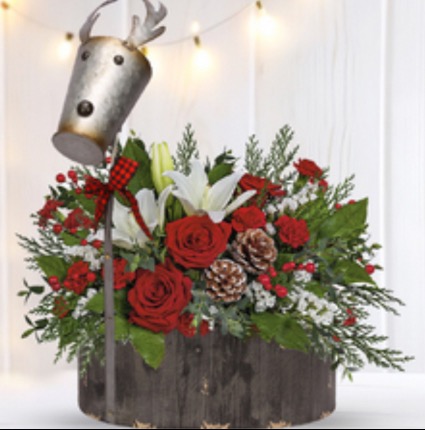 Large reindeer arrangement  