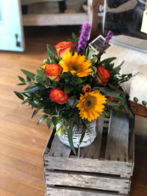 Rustic Sunflower Arrangments 