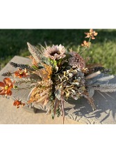 Large Table Top Fall Silk Silk Arrangement 