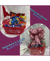 Large Valentine's Day  Snack Crate