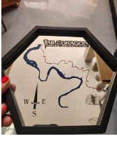 Laser Threaded Etched Mirror gift