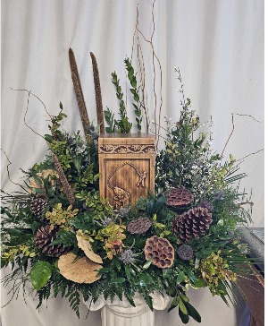 Last Walk with Nature Urn Wreath