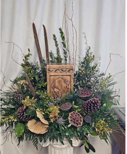 Last Walk with Nature Urn Wreath