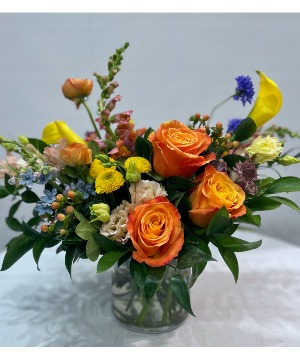 Late Summer Sunrise Vase Arrangement